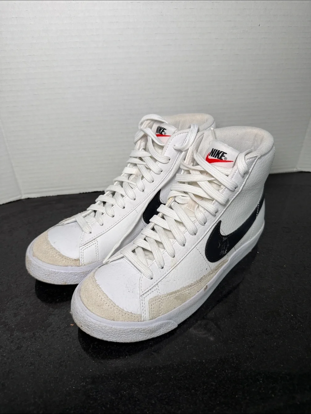 Nike Blazer Mid '77 Sneakers Kids Size 6Y White Black